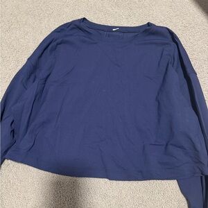 Lululemon Navy Blue Long Sleeve Top